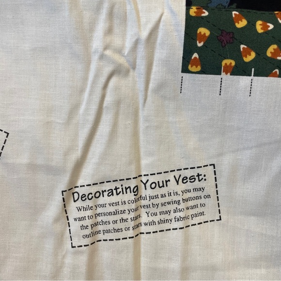 Halloween Vest by Leslie Beck “Which Witch & The Who” - Picture 9 of 11